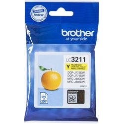 Brother LC-3211Y Original Tintenpatrone Gelb Produktbild
