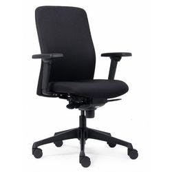 euroseats Vigo Bürostuhl Synchronmechanismus 3D Armlehnen Sitzhöhe einstellbar Schwarz 100 kg Produktbild
