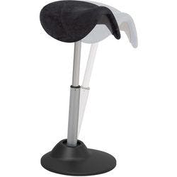 euroseats Lugo Sitz-Stehhocker Schwarz 340 mm x 880 mm Produktbild