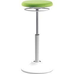 Euroseats Sitz-Steh-Hocker Mango Stoff Weiß, Grün Produktbild