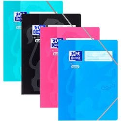 OXFORD Eckspannmappe TOUCH DIN A4 Blau Karton 24 x 32 x 32 cm Produktbild