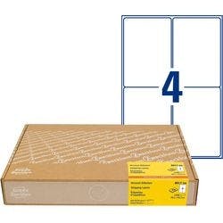 AVERY Zweckform Adressetiketten 8017-300 DIN A4 Weiß 99,1 x 143,5 mm 300 Blatt à 4 Etiketten Produktbild