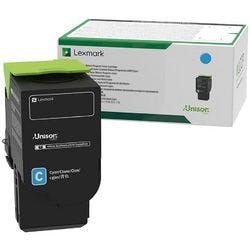 Lexmark Original Tonerkartusche 78C2XC0 Cyan Produktbild