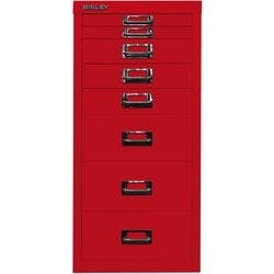 Bisley Schubladenschrank Multidrawer 8 Schübe Kardinal Rot 279 x 380 x 670 mm Produktbild