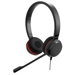 Jabra Evolve 30 II MS Stereo Verkabelt Kopfbügel-Headset Telefon-Headset Kopfbügelmodell mit Geräuschunterdrückung USB Typ A, 3,5 mm Klinke mit Mikrofon Schwarz Produktbild