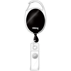 Viking Ausweishalter Abrollmechanismus Schwarz 10 Stück Produktbild