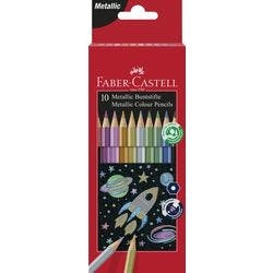 Faber-Castell Metallic Buntstifte Farbig sortiert 10 Stück Produktbild