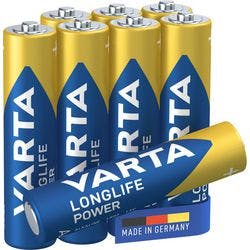 VARTA Batterien LONGLIFE Power AAA 8 Stück Produktbild