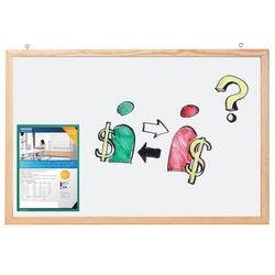 Franken Magnetisches Memoboard Lackierter Stahl Wandmontierbar 120 x 80 cm Produktbild
