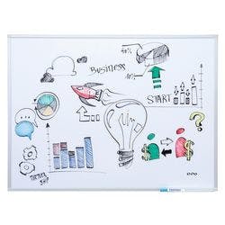 FRANKEN X-tra!Line Whiteboard SC3014 Wandmontiert Melamin 150 x 120 cm Produktbild