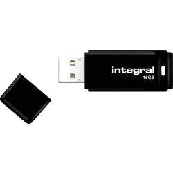 Integral USB 2.0-USB-Stick 16 GB Schwarz Produktbild