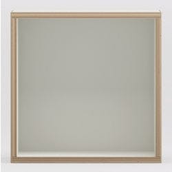 Bisley Möbelsystem BOB Fach mit Rückwand Weiß 400 x 380 x 400 mm Produktbild