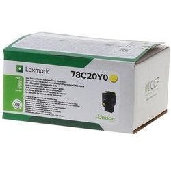 Lexmark Original Tonerkartusche 78C20Y0 Gelb Produktbild