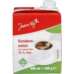 Jeden Tag Kondensmilch 7.5 % 340 g Produktbild