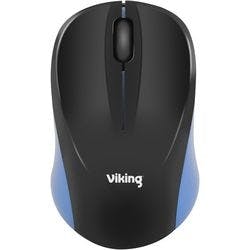 Viking Kabellose Optische Maus HM8138 Für Rechts- und Linkshänder USB Schwarz, Blau Produktbild