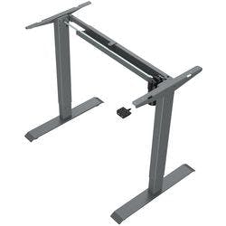 euroseats 1-Motor Sitz-Stehschreibtischgestell Rechteckig T-Fuß 2 Schreibtischcontainer 1.210 (B) x 500 (T) x 1.210 (H) mm Metall Produktbild
