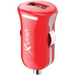 XLAYER 214103 USB-Autoladegerät Adapter Rot Produktbild