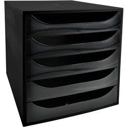 Viking Schubladenbox Schwarz 28,4 x 34,8 x 29 cm Produktbild