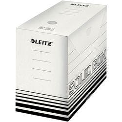 Leitz Solid Archivschachteln 6129 1400 Blatt A4 Weiß Karton 15 x 25,7 x 33 cm 10 Stück Produktbild