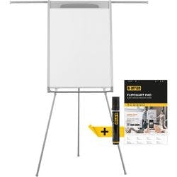 Bi-Office Design Flipchart Stahl 70 (B) x 100 (H) cm Weiß Produktbild Print Hauptbild L