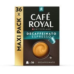 CAFÉ ROYAL Entkoffeiniert Kaffee Nespresso* Kapseln Espresso Decaffeinato 36 Stück à 5.2 g Produktbild