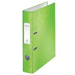 Leitz 180° WOW Ordner DIN A4 50 mm Grün 2 Ringe 1006 Laminierter Karton Hochformat Produktbild