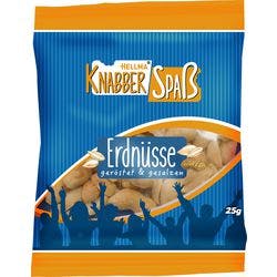 Hellma Geröstete Erdnüssse 100 Stück à 25 g Produktbild