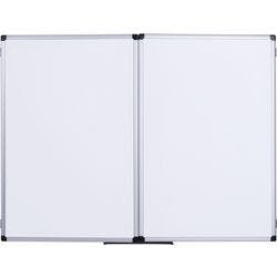 Bi-Office Klappbares Whiteboard Wandmontiert Magnetisch Keramik Doppelseitig 90 (B) x 60 (H) cm Produktbild