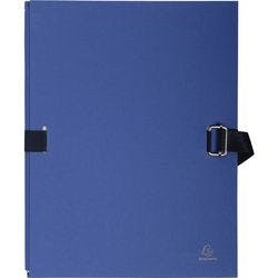 Exacompta Dokumentenmappe 223229E DIN A4 Dunkelblau Karton 24 x 32 cm 10 Stück Produktbild