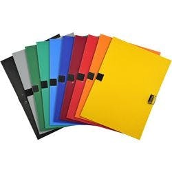Exacompta Dokumentenmappe 30100H DIN A4 Farbig sortiert Polypropylen 24 x 32 cm 10 Stück Produktbild