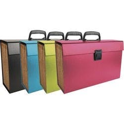Exacompta Fächermappe 58420E DIN A4 Farbig Sortiert Vinylbeschichtetes Papier 38,5 x 25 cm 4 Stück Produktbild