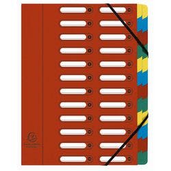 Exacompta Ordnungsmappe 55245E DIN A4 Rot Pressspankarton 24 x 32 cm 4 Stück Produktbild
