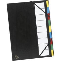 Exacompta Ordnungsmappe 55330E DIN A4 Farbig Sortiert Vinylbeschichtetes Papier 23,5 x 33,5 cm 6 Stück Produktbild