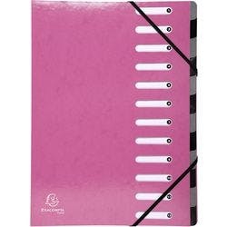 Exacompta Ordnungsmappe 53928E DIN A4 Pink Vinylbeschichtetes Papier 24,5 x 32 cm 6 Stück Produktbild