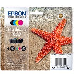 Epson 603 Original Tintenpatrone C13T03U64010 Schwarz, Cyan, Magenta, Gelb Multipack 4 Stück Produktbild
