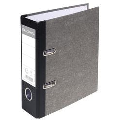 Exacompta Ordner DIN A5 70 mm Grau 2 Ringe 53210E Pappkarton, PP (Polypropylen) Hochformat 10 Stück Produktbild