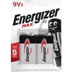 Energizer Batterien Max 9V 6LR61 21000 mAh Alkali 2 Stück Produktbild