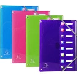 Exacompta Ordnungsmappe Spezial PP (Polypropylen) 8-teilig Farbig sortiert Iderama 58680E 24 (B) x 32 (H) cm 8 Stück Produktbild