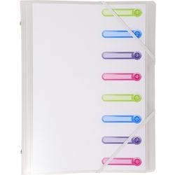 Exacompta Ordnungsmappe Spezial 8-teilig Transparent Chromaline 56187E 24 (B) x 32 (H) cm 10 Stück Produktbild