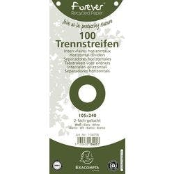 Exacompta Forever Young Register Spezial Weiß Pappkarton 2 Löcher 13405B 1200 Stück Produktbild