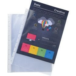 Exacompta Ersatzhüllen 86001E Transparent 100 Stück Produktbild