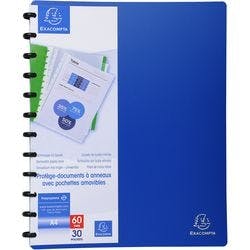 Exacompta Präsentationsmappe 86362E Blau Polypropylen 4 Stück Produktbild