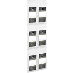 helit The Placativ DIN A4 Prospekthalter Wandmontiert Glasklar H6810802 28,4 x 5,4 x 97,8 cm Produktbild