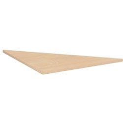 4 Fuß Flex Verkettungsplatte Dreieck 90°, inkl. Verkettungsmaterial, 800x800x, Buche Produktbild
