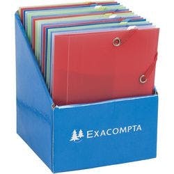 Exacompta Sammelmappe 50889E DIN A6 Farbig sortiert Polypropylen 12 x 16 cm 25 Stück Produktbild