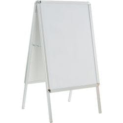 Paperflow Kundenstopper DIN A1 Aluminium Silber Produktbild