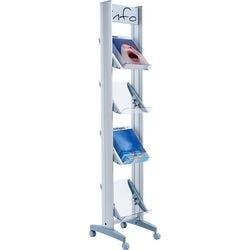 Paperflow DIN A4 Prospektständer Silber 4.24X32TT.35 330 (B) x 385 (T) x 300 (H) mm Produktbild