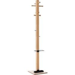 Paperflow freistehender Garderobenständer Holz easyCloth 350 x 350 x 1780mm Schwarz Produktbild