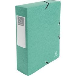 Exacompta Archivboxen 50833E DIN A4+ Grün Beschichteter Manila Karton 25 x 33 cm 6 Stück Produktbild