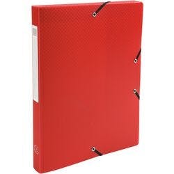 Exacompta Archivboxen 59685E DIN A4 Rot Polypropylen 25 x 33 cm 8 Stück Produktbild